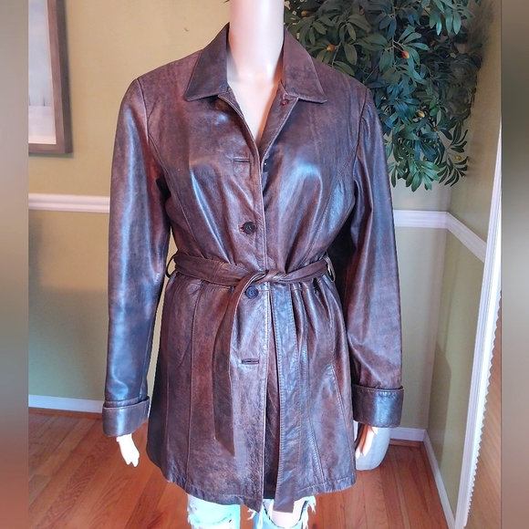 Wilsons Leather Distressed Thinsulate‎ Ultra Jacket, Size L - Picture 2 of 12